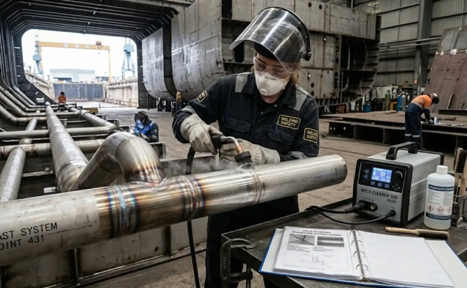 Weld Cleaning for Shipbuilding - Methods, Standards, and Best Practices