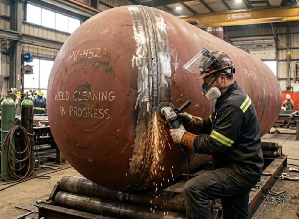 Pressure Vessel Weld Cleaning: The Complete Guide