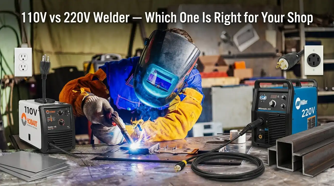 110V vs 220V Welder — Which One Is Right for Your Shop