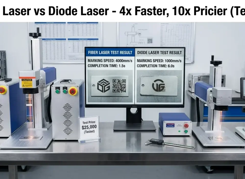 Fiber Laser vs Diode Laser - 4x Faster, 10x Pricier (Tested)