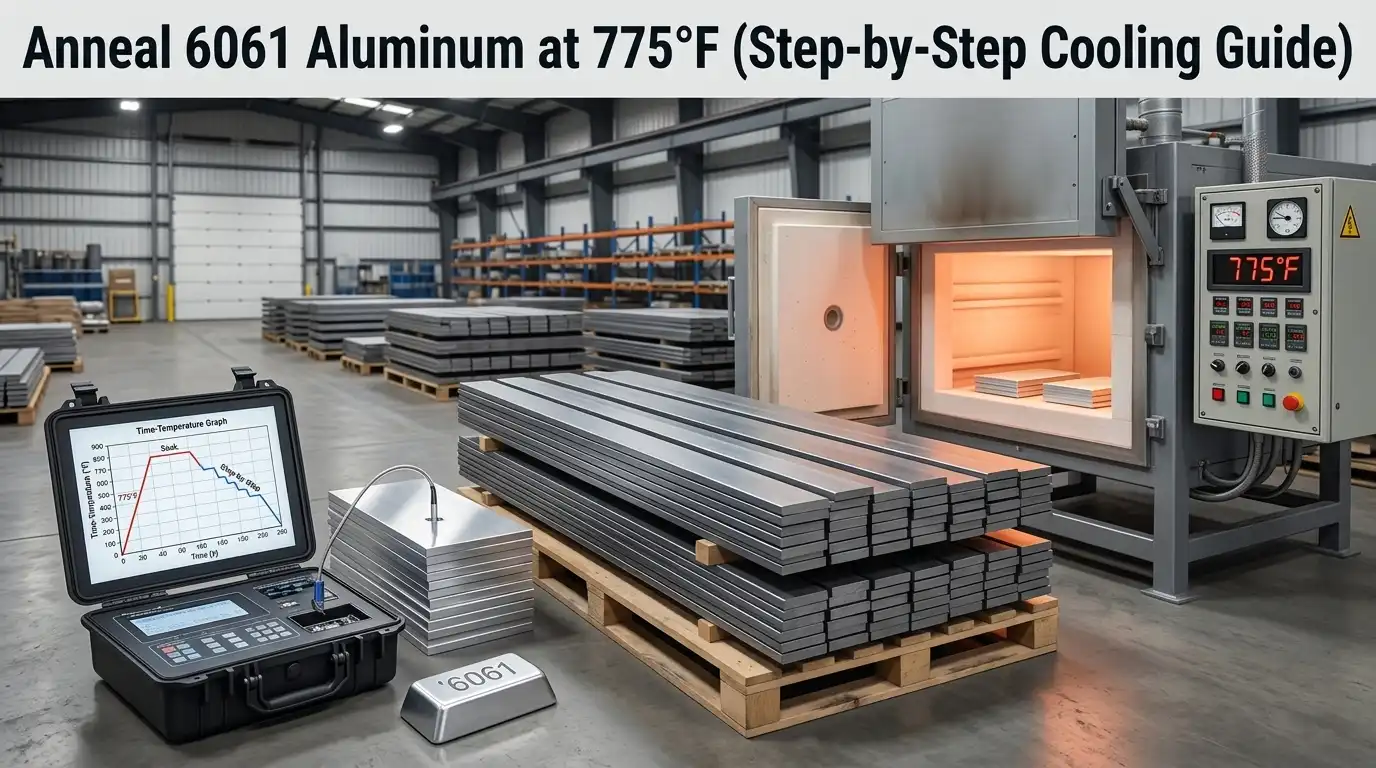 Anneal 6061 Aluminum at 775°F (Step-by-Step Cooling Guide)