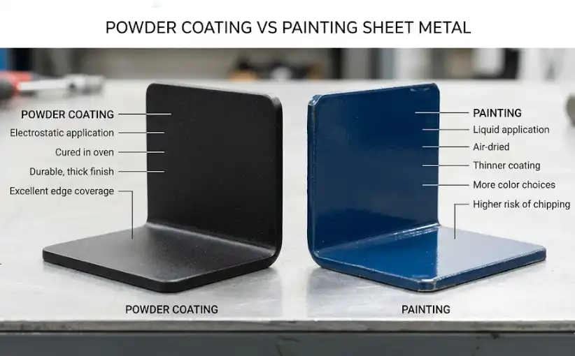 Powder Coating vs Painting Sheet Metal - Which Finish Wins