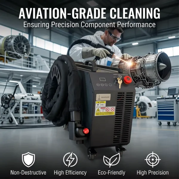 Pulse Laser Cleaning for Aerospace Parts & Components