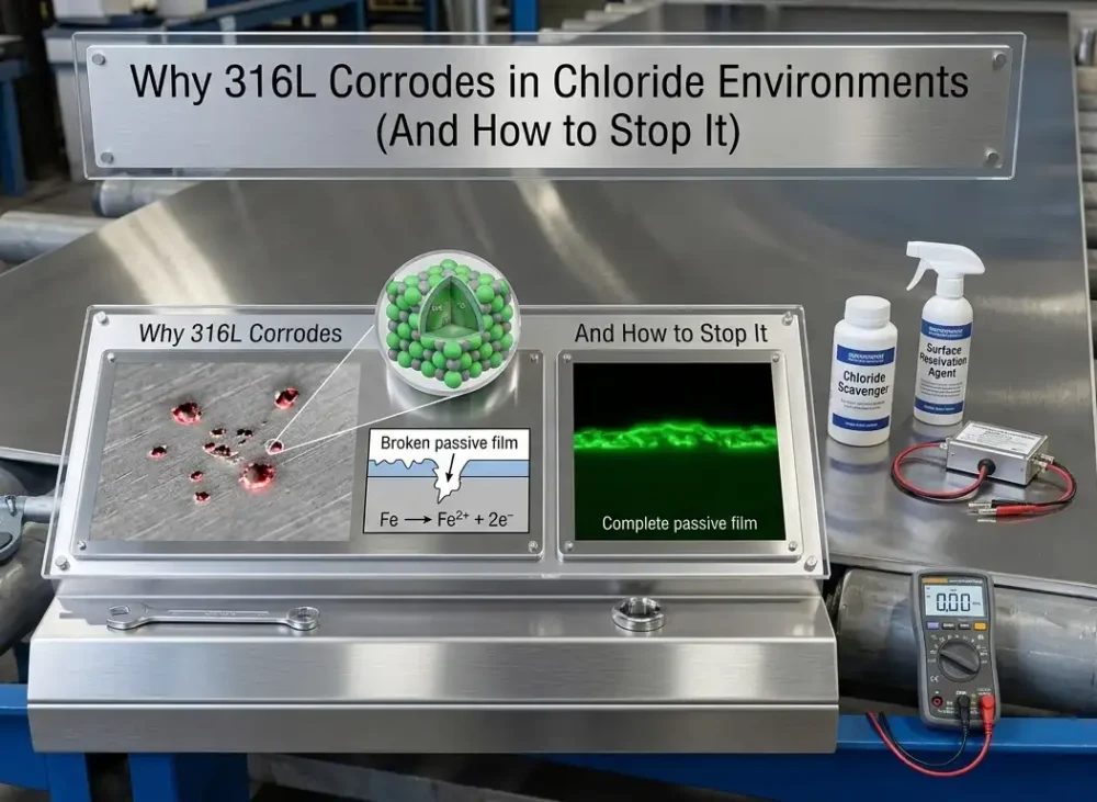 Why 316L Corrodes in Chloride Environments (And How to Stop It)