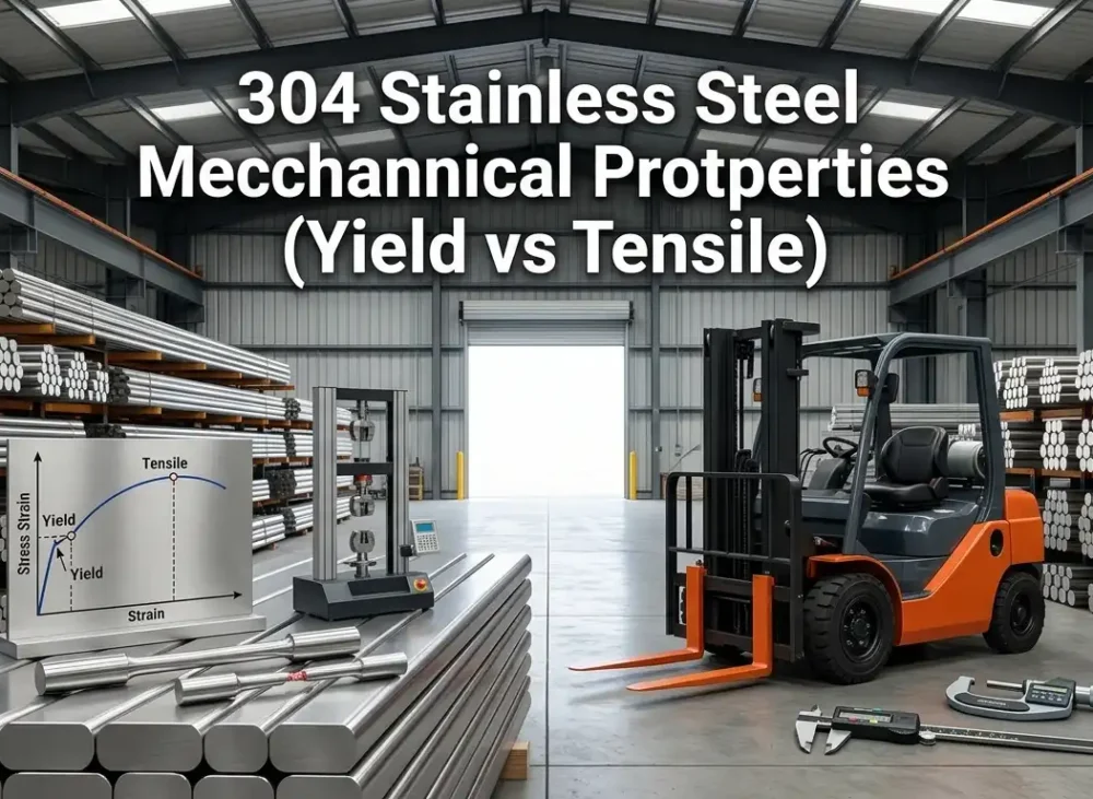 304 Stainless Steel Mechanical Properties (Yield vs Tensile)
