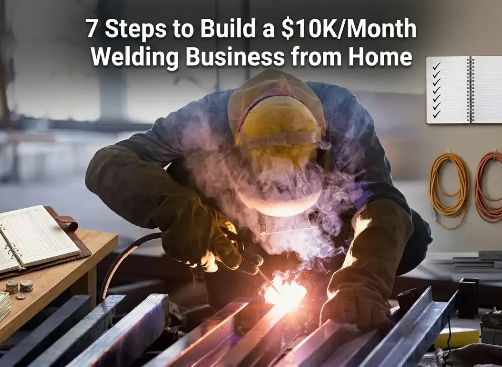 7 Steps to Build a $10KMonth Welding Business from Home