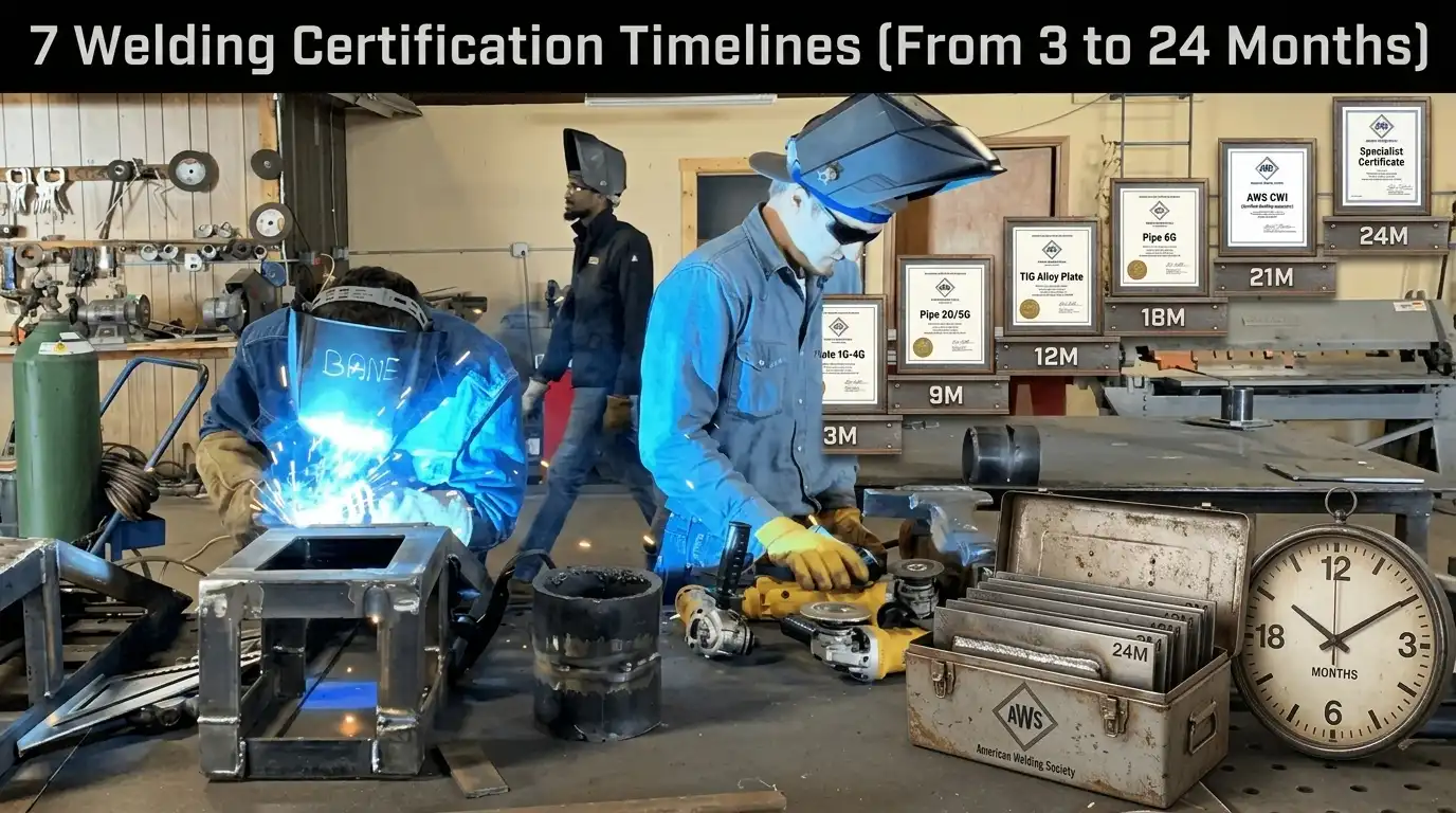 7 Welding Certification Timelines (From 3 to 24 Months)