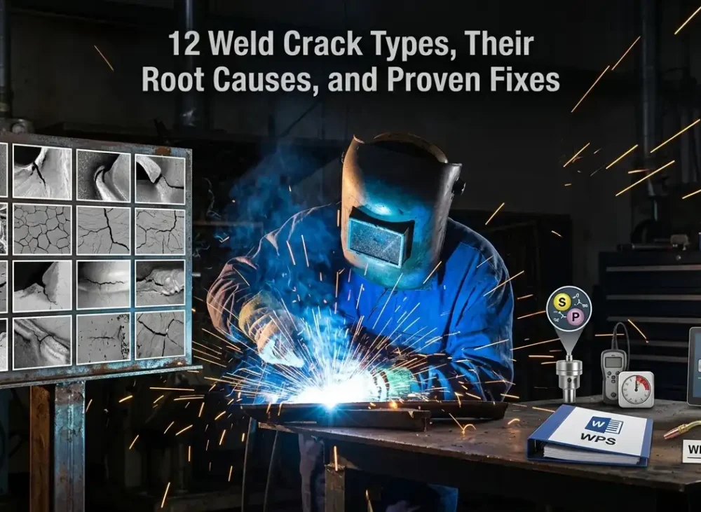 12 Weld Crack Types, Their Root Causes, and Proven Fixes