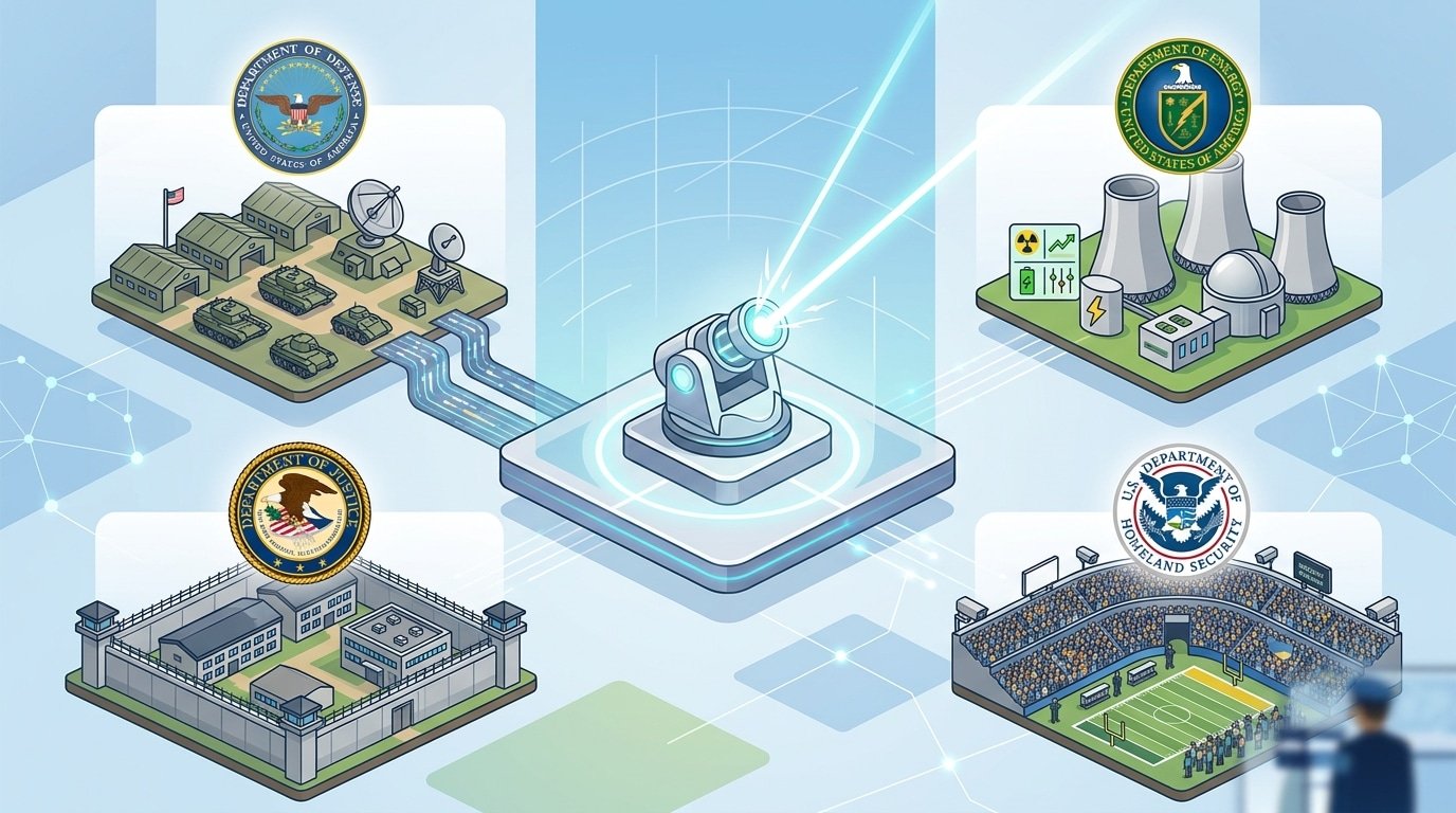 Four U.S. federal agencies authorized to use anti-drone laser weapons under statutory authority