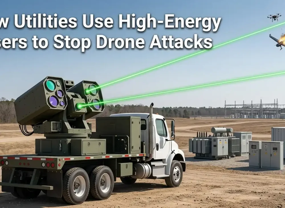 How Utilities Use High-Energy Lasers to Stop Drone Attacks