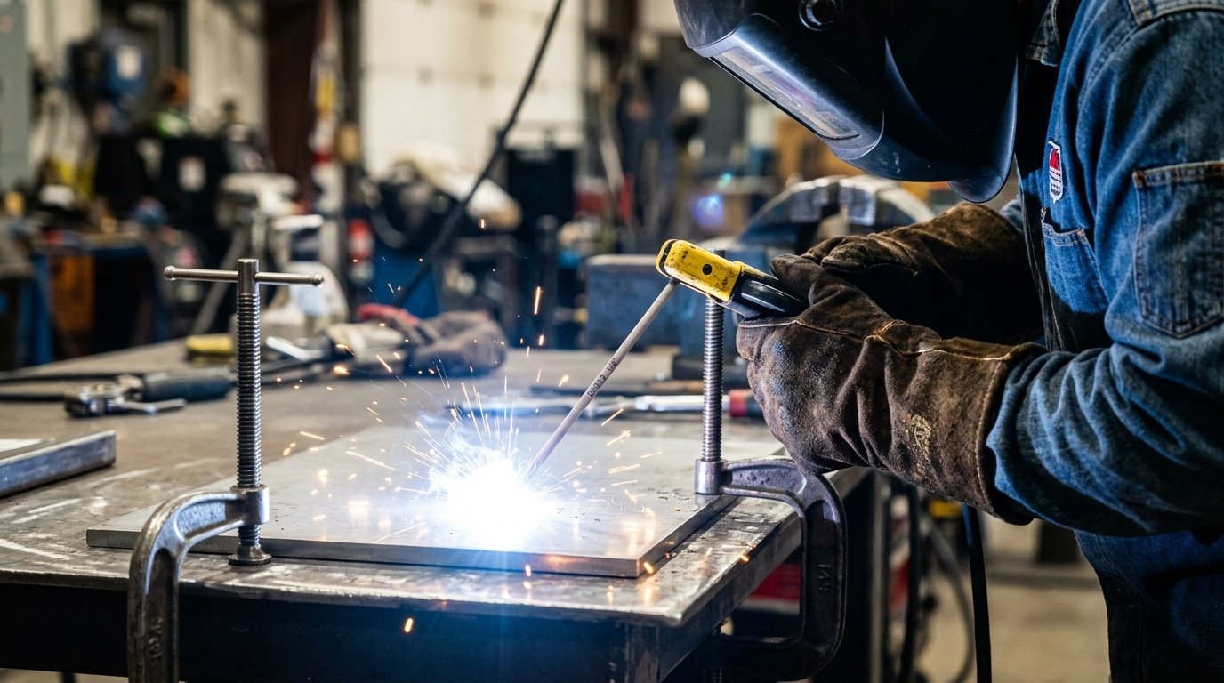 stick welding for beginners scratch start arc technique