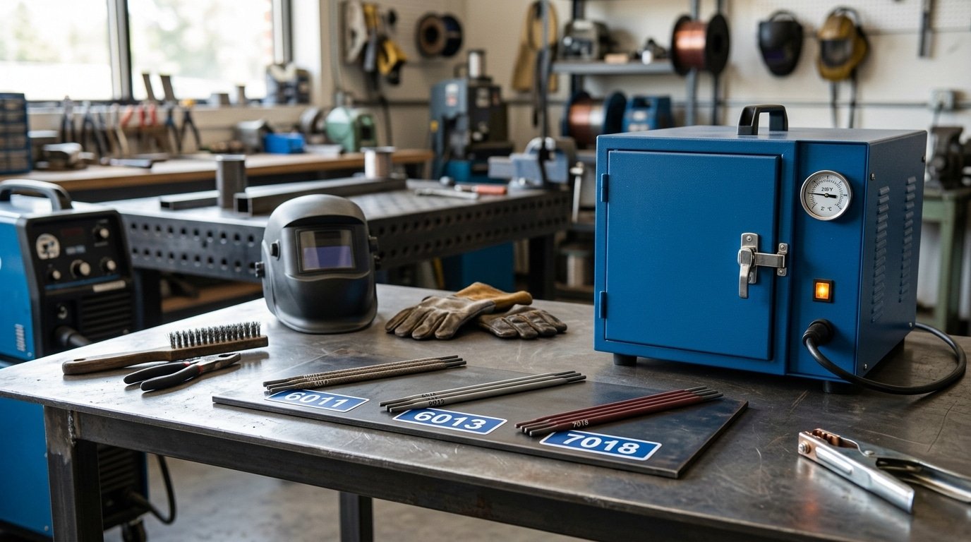 stick welding for beginners rod selection guide comparing 6011 6013 7018 electrodes