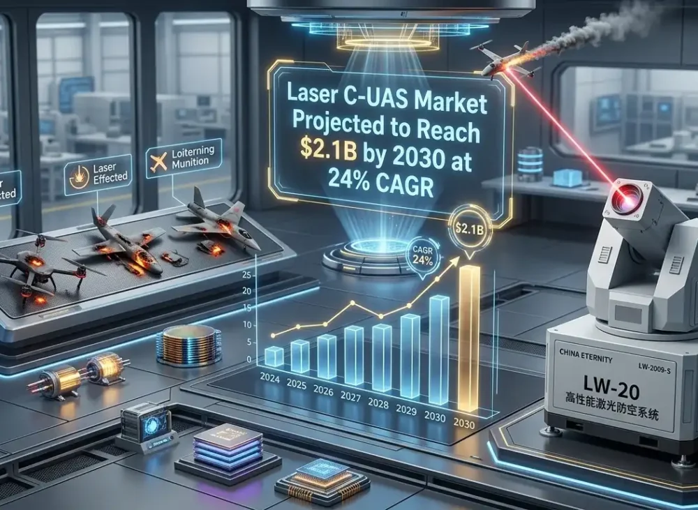 Laser C-UAS Market Projected to Reach $2.1B by 2030 at 24% CAGR