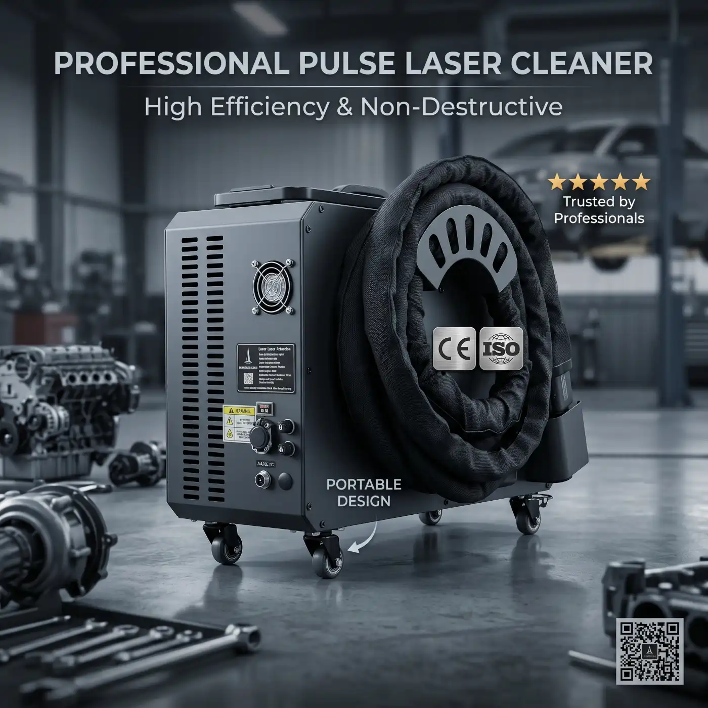 Pulse Laser Cleaner for Automotive Restoration & Rust Removal