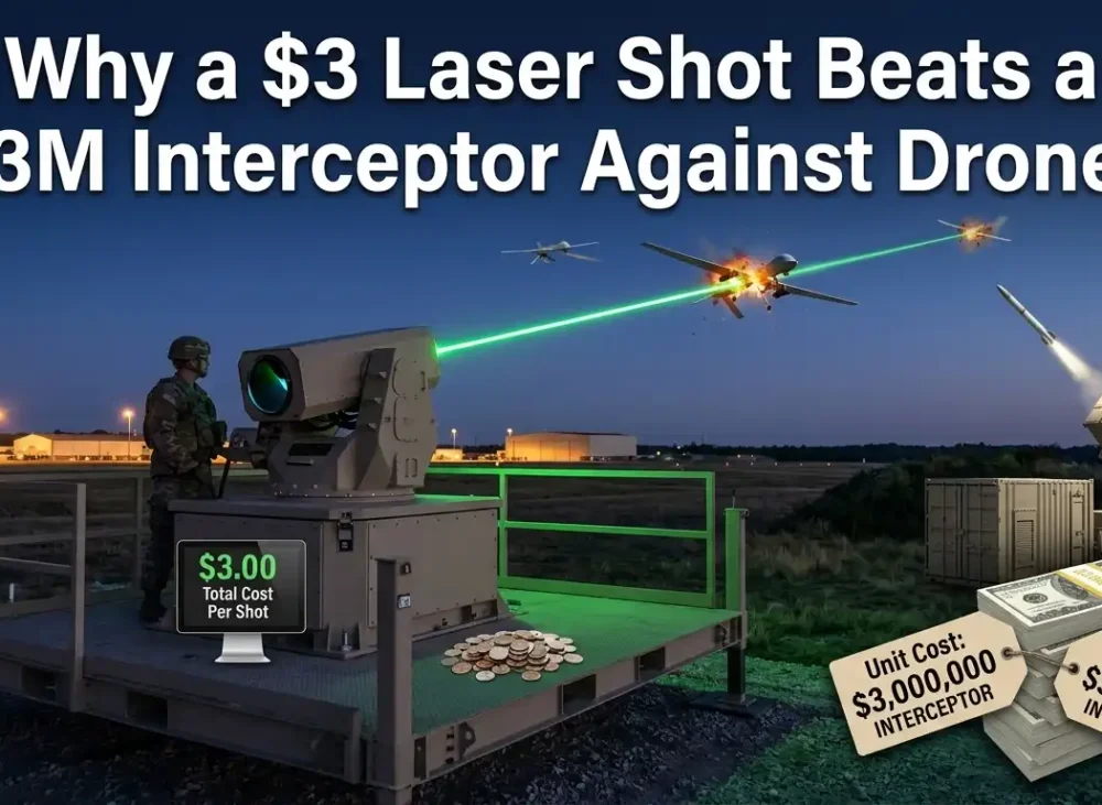 Why a $3 Laser Shot Beats a $3M Interceptor Against Drones