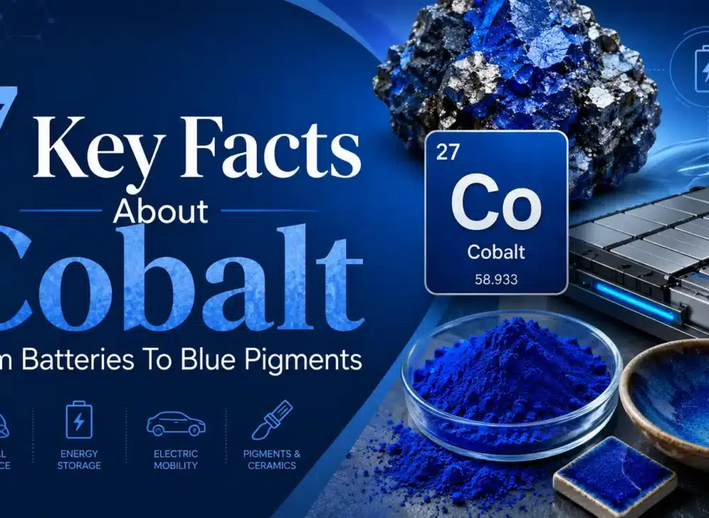 7 Key Facts About Cobalt From Batteries To Blue Pigments
