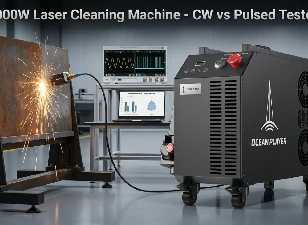 1000W Laser Cleaning Machine - CW vs Pulsed Tested