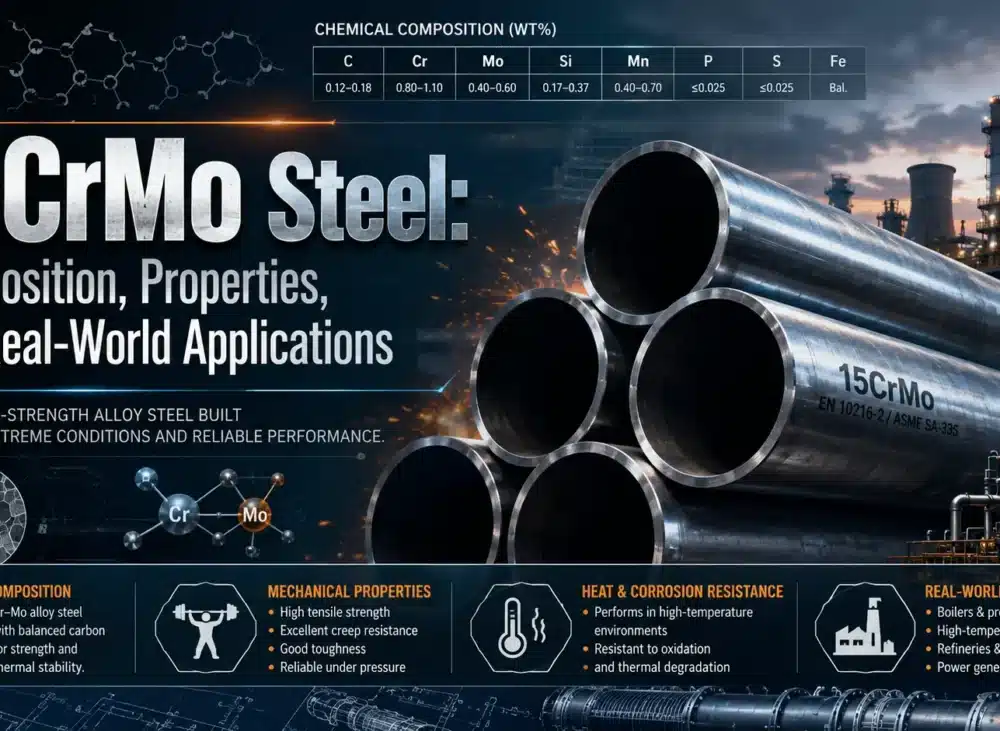 15CrMo Steel Composition, Properties, and Real-World Applications