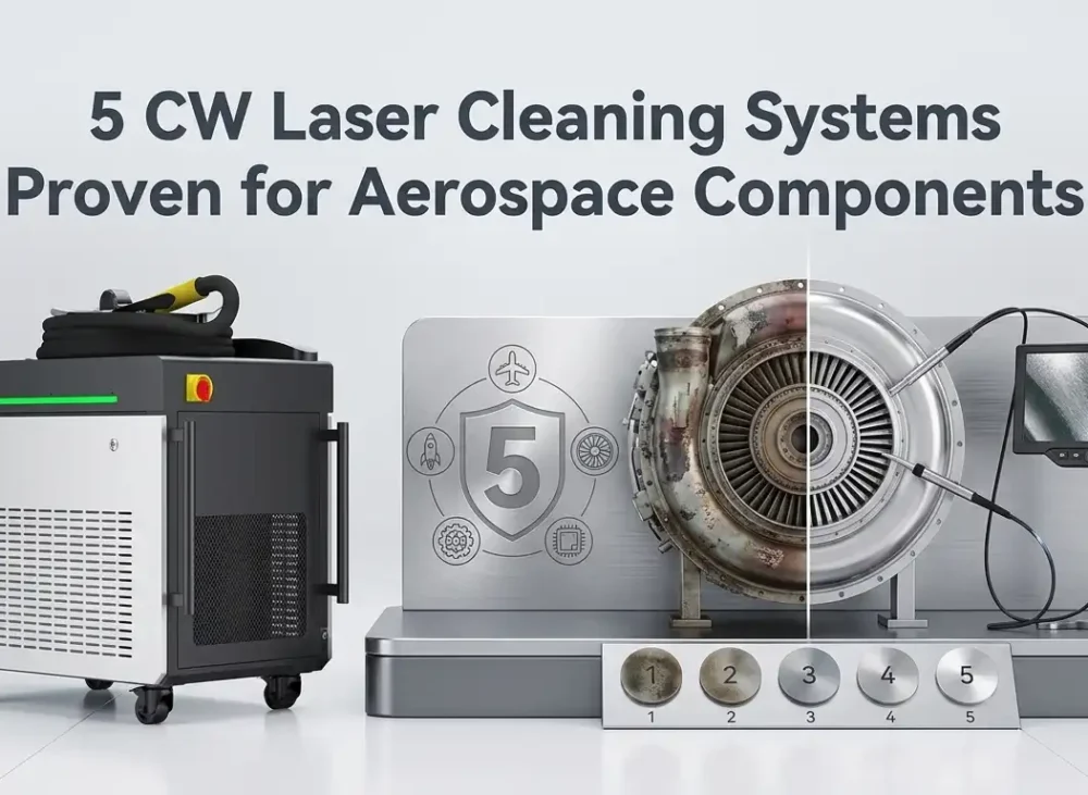 5 CW Laser Cleaning Systems Proven for Aerospace Components