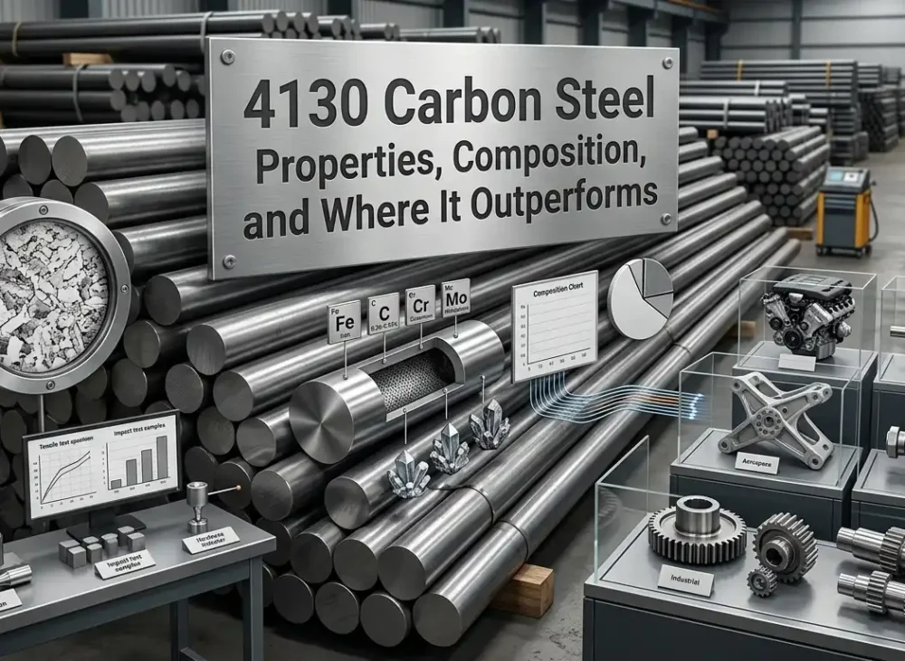 4130 Carbon Steel Properties, Composition, and Where It Outperforms