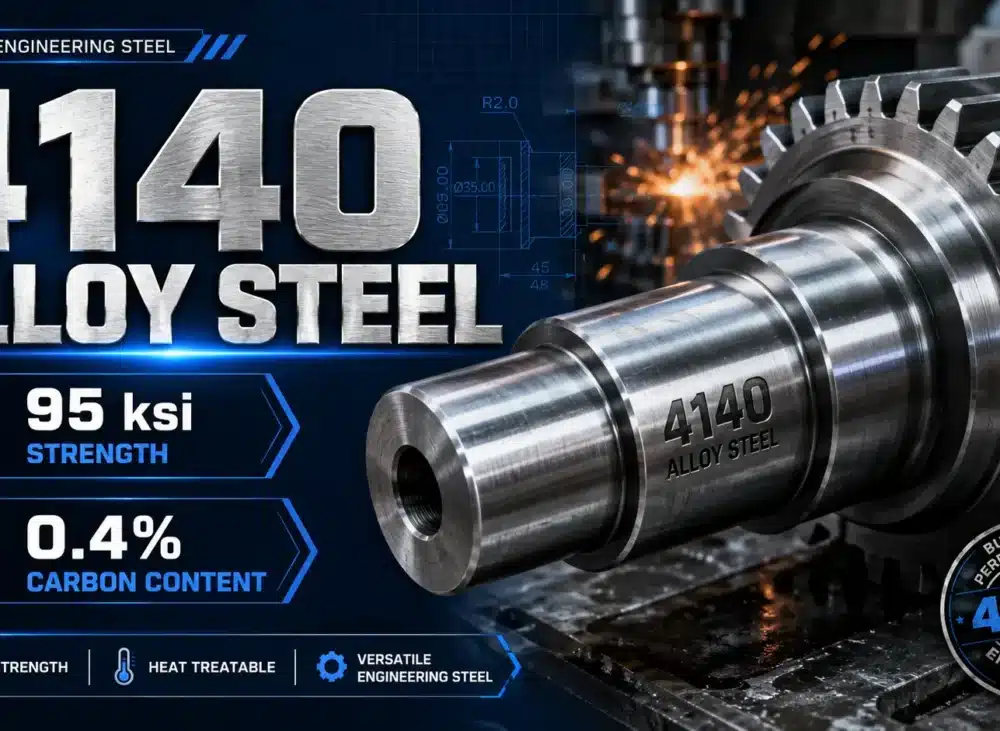 4140 Alloy Steel (95 ksi Strength, 0.4% Carbon Content)