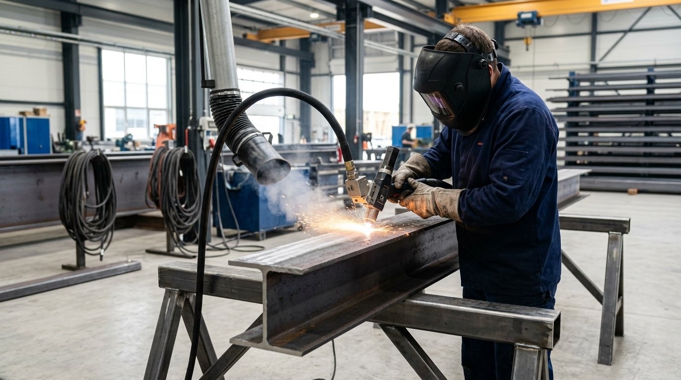 CW fiber laser cleaning technology removing heavy mill scale at high throughput
