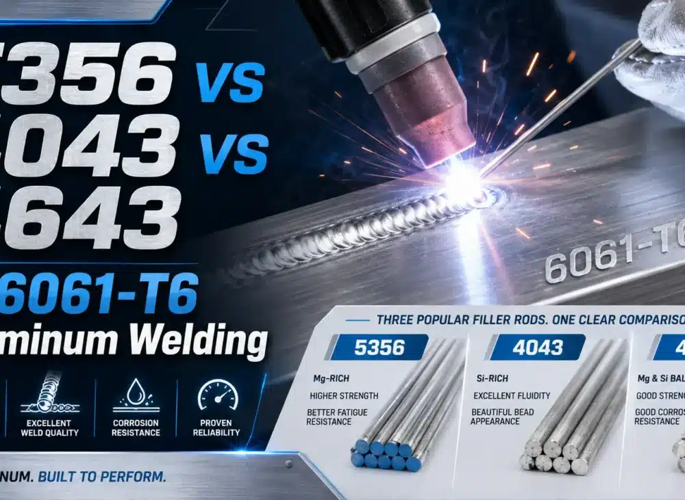 5356 vs 4043 vs 4643 for 6061-T6 Aluminum Welding