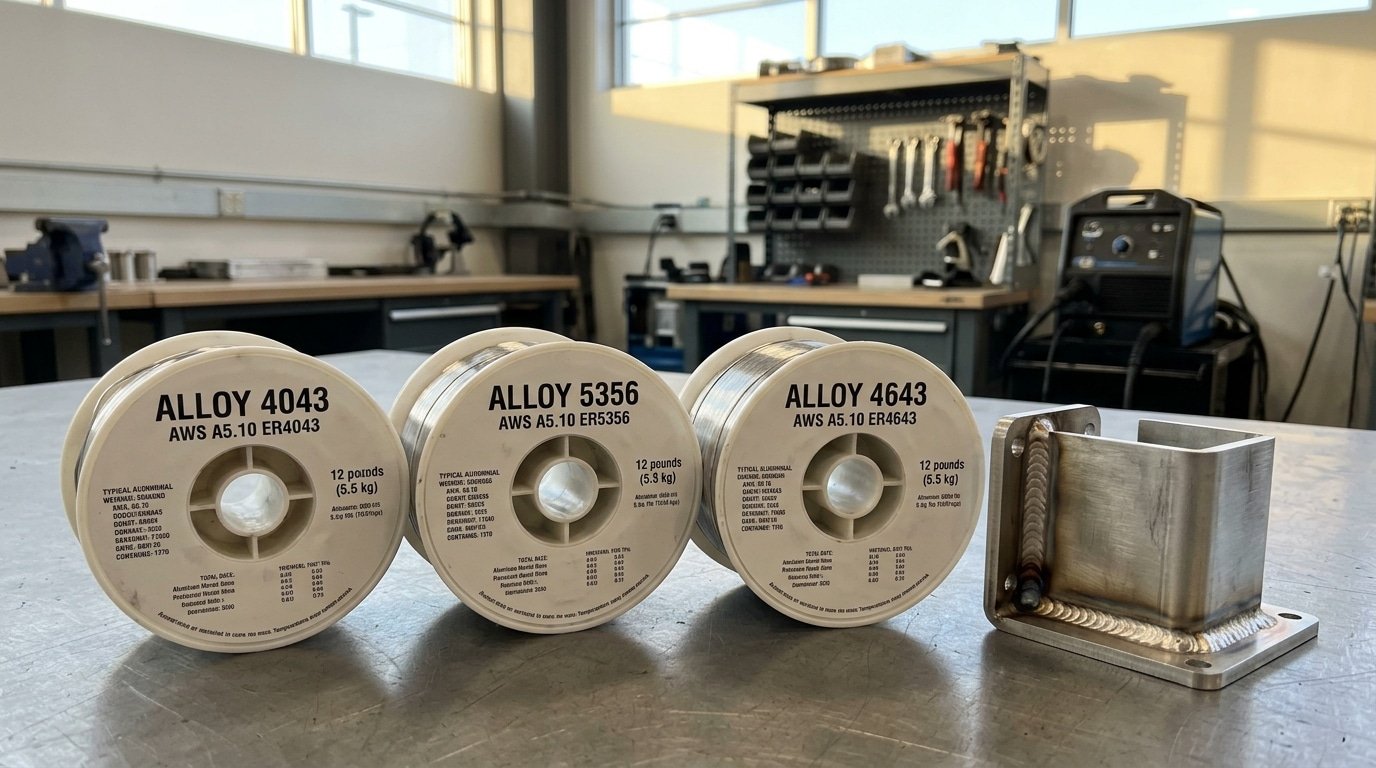 Best filler wire for welding 6061-T6 aluminum comparison 4043 5356 4643