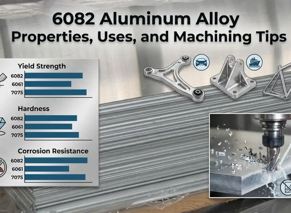 6082 Aluminum Alloy Properties, Uses, and Machining Tips