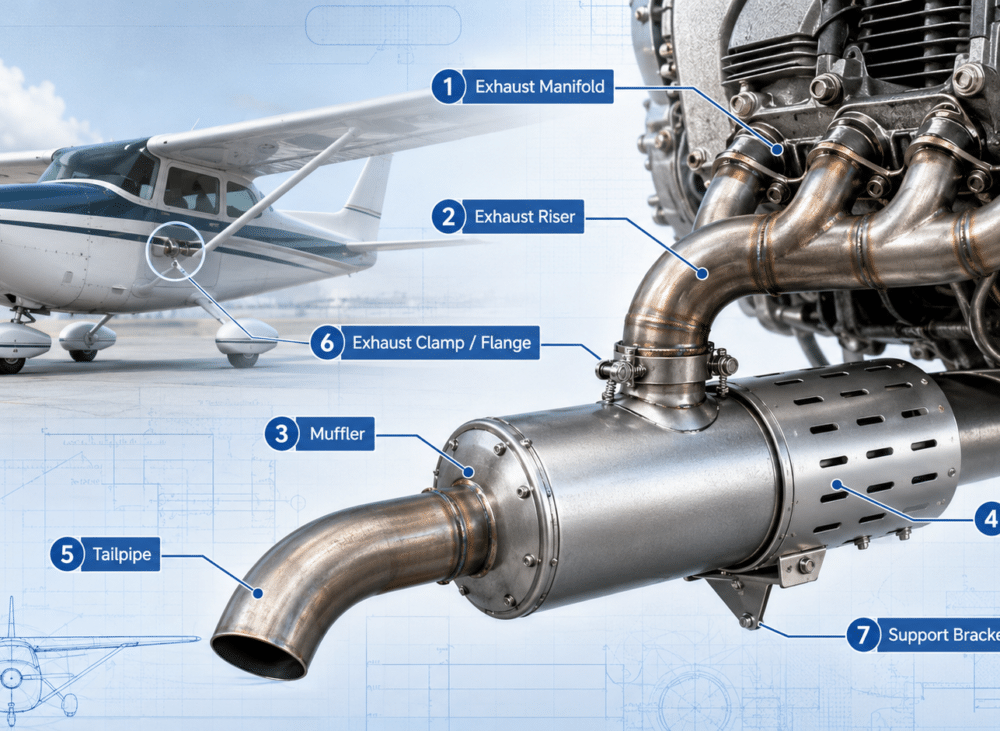 7 Critical Aircraft Exhaust Components To Inspect First