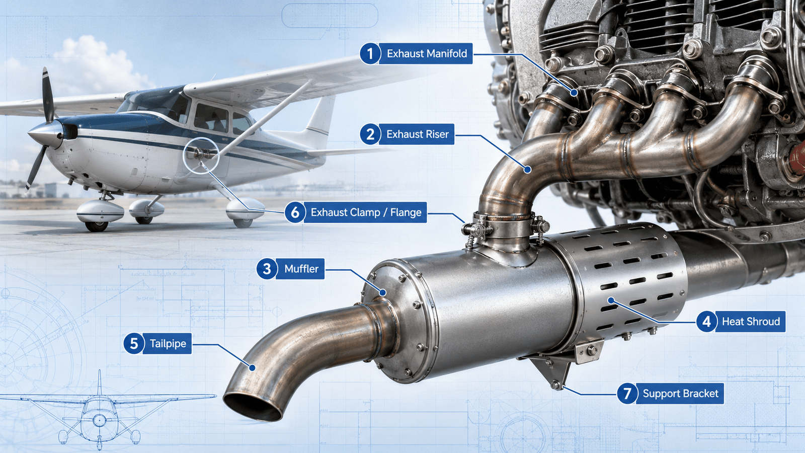 7 Critical Aircraft Exhaust Components To Inspect First
