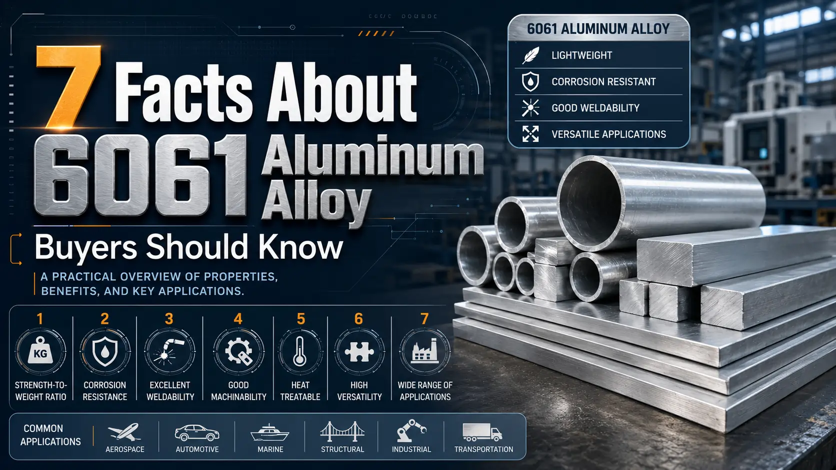 7 Facts About 6061 Aluminum Alloy Buyers Should Know
