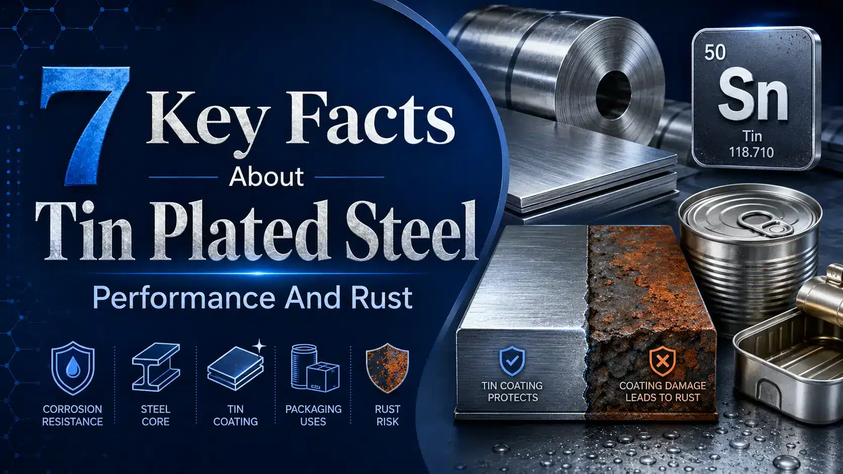 7 Key Facts About Tin Plated Steel Performance and Rust