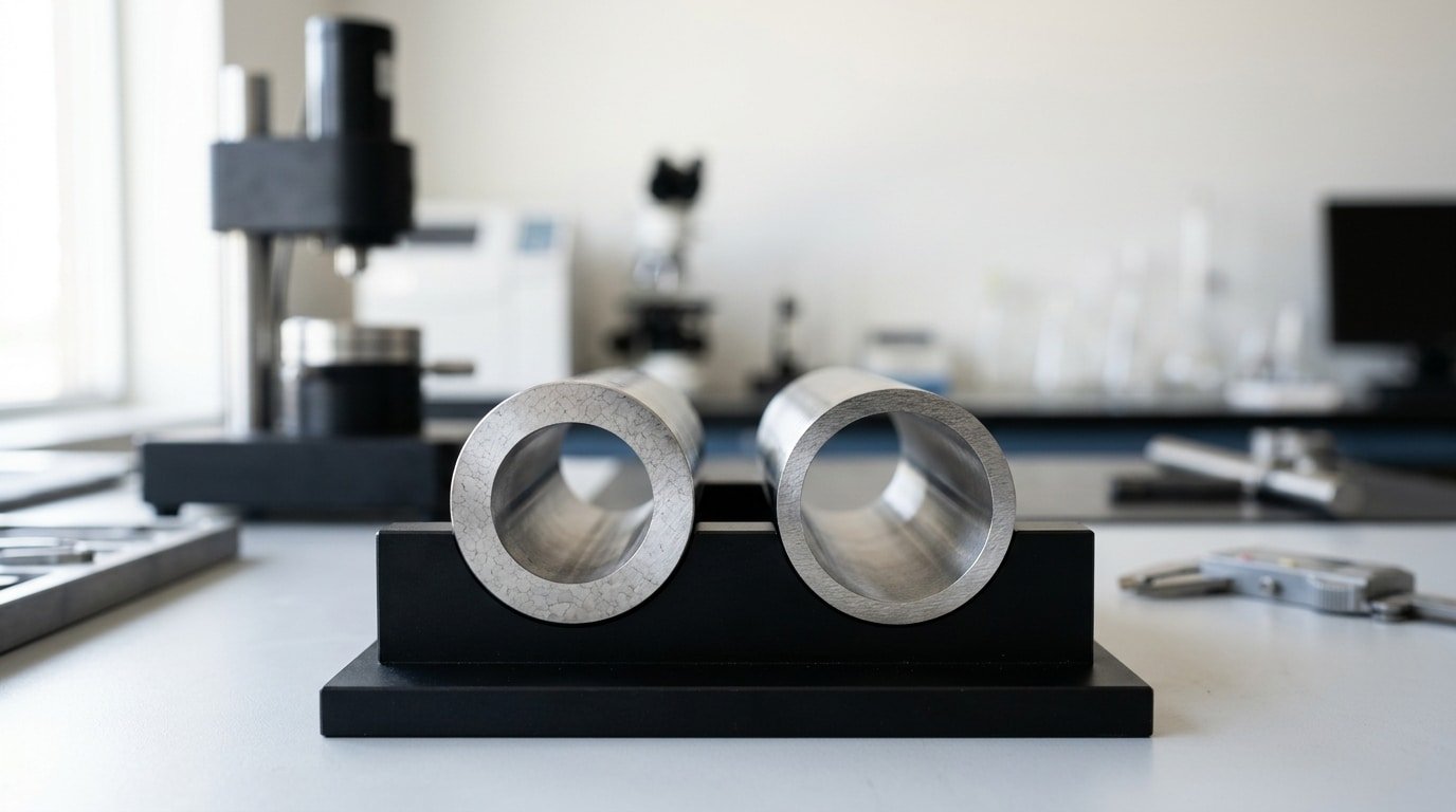 Ti-3Al-2.5V annealed vs cold-worked stress-relieved tubing wall thickness comparison