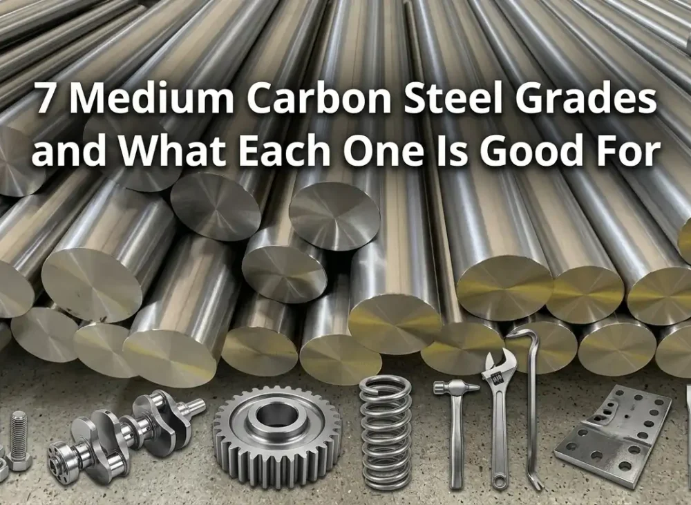 7 Medium Carbon Steel Grades and What Each One Is Good For