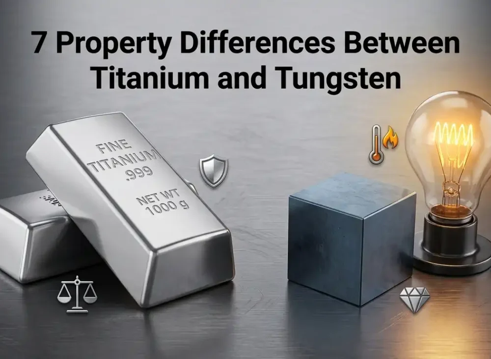7 Property Differences Between Titanium and Tungsten