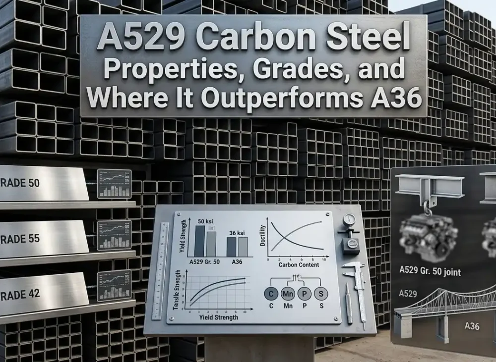 A529 Carbon Steel Properties, Grades, and Where It Outperforms A36