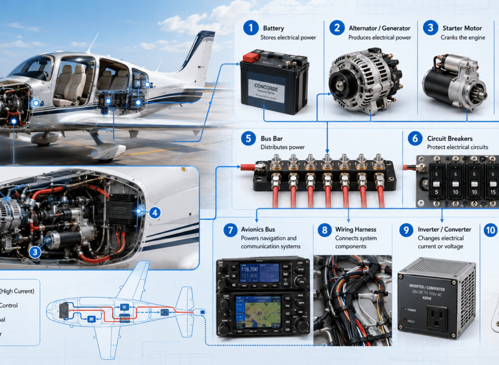 Aircraft Electrical System Components Explained Clearly