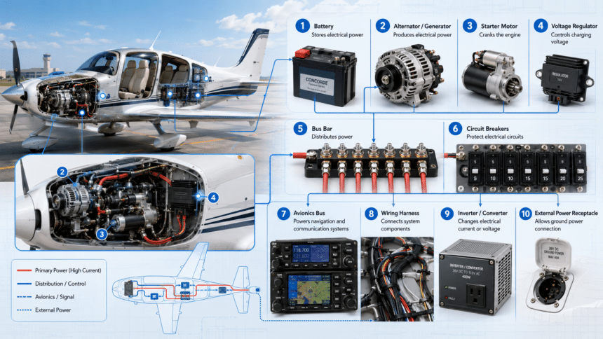 Aircraft Electrical System Components Explained Clearly