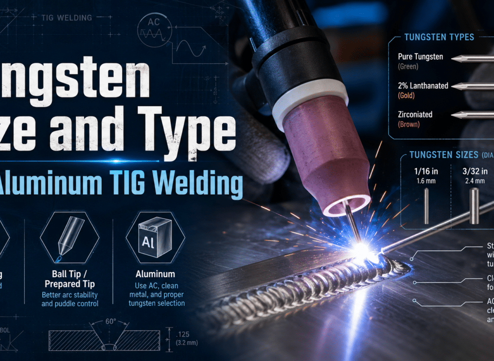 Tungsten Size and Type for Aluminum TIG Welding