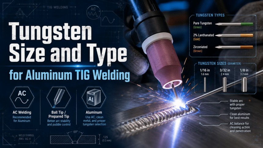 Tungsten Size and Type for Aluminum TIG Welding