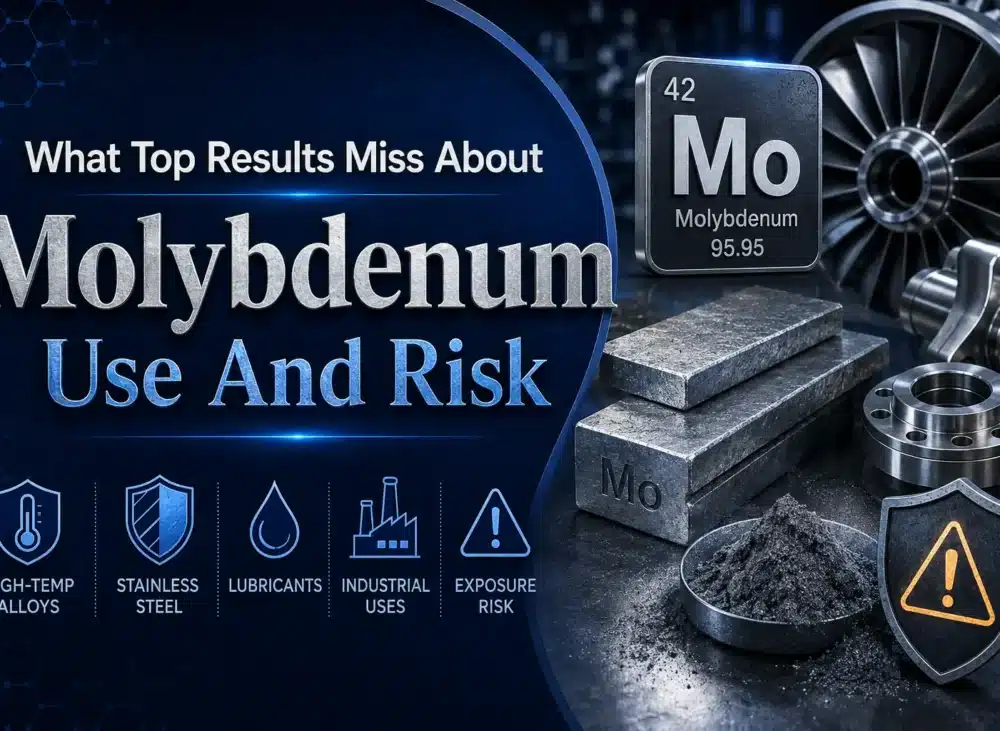 What Top Results Miss About Molybdenum Use and Risk