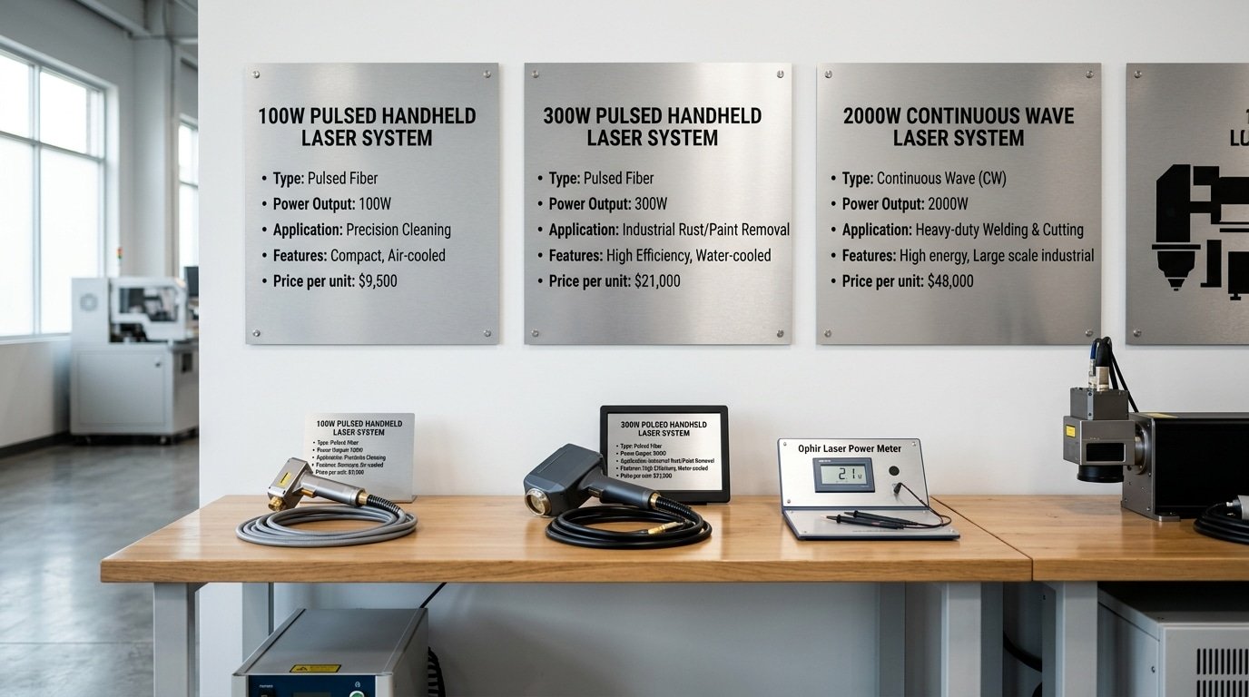 laser paint removal cost of ownership comparison by machine power