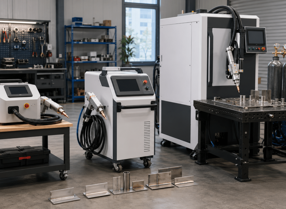 7 catégories de prix pour les machines à souder laser, du loisir au professionnel