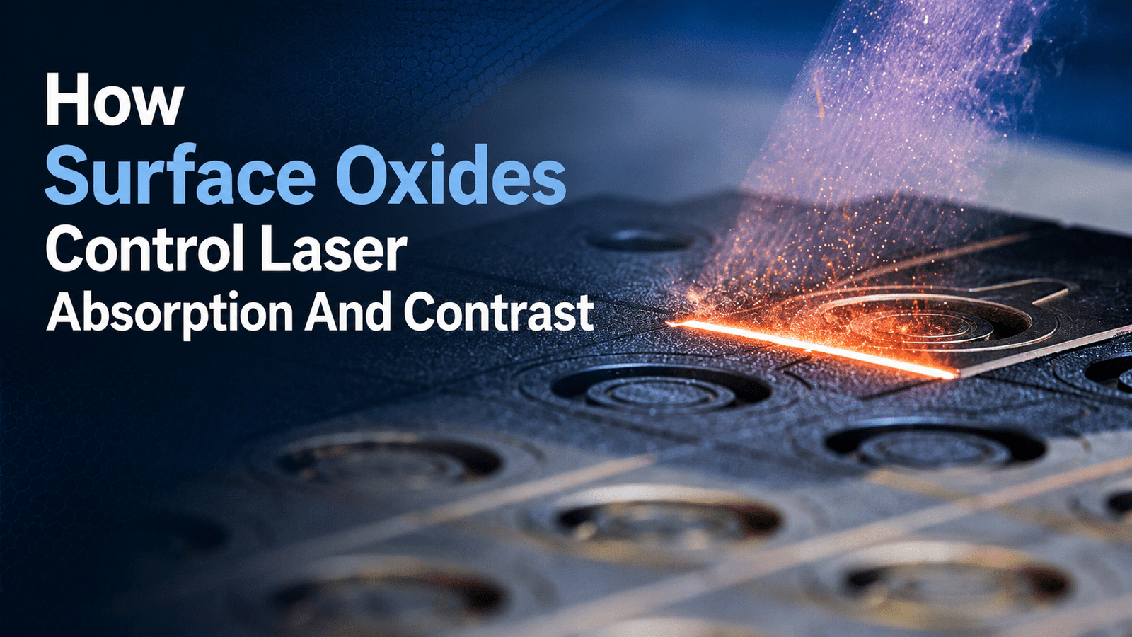 How Surface Oxides Control Laser Absorption And Contrast