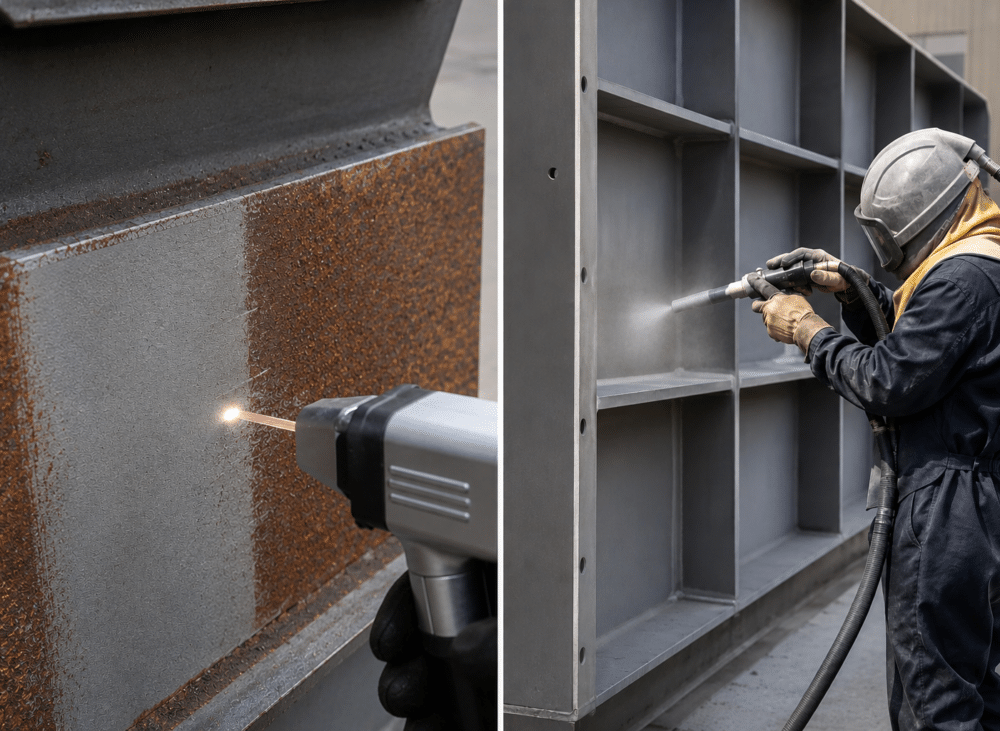 Laser Rust Removal Compared To Sandblasting For Real Shops