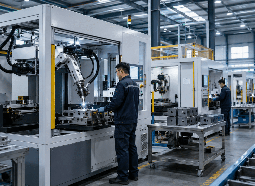 Fabricant de machines de soudage laser conçues pour les lignes de production
