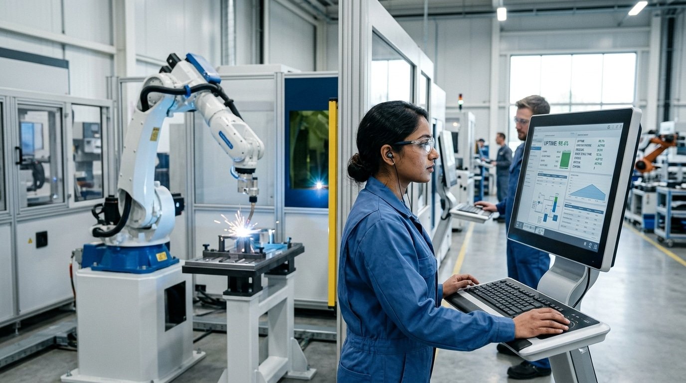 laser welding machine manufacturer production-ready system on a factory line