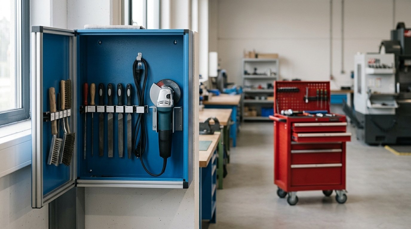 Color-coded tool segregation system for preparing for aluminum GTAW welding