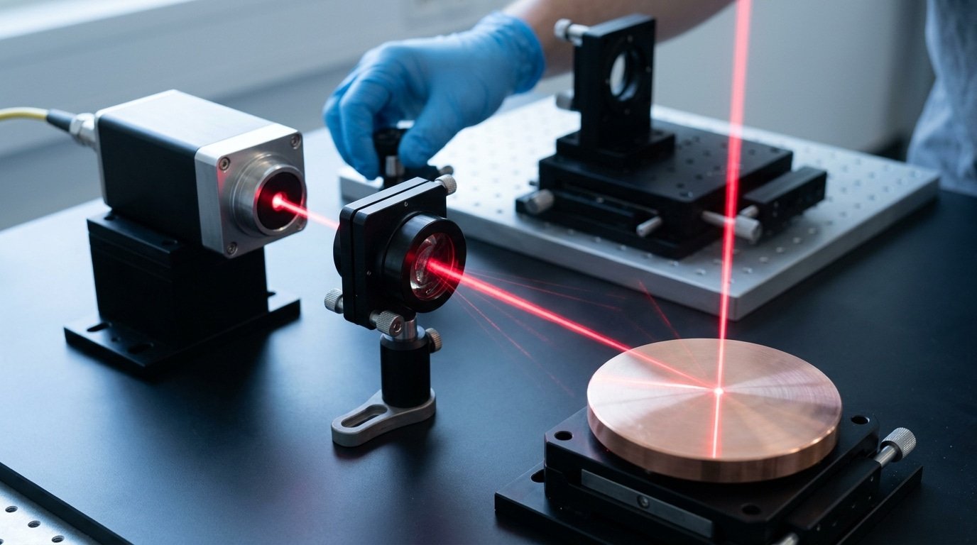 Why aluminum and copper are hard to laser process back reflection diagram